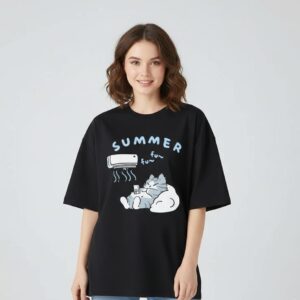 Womens Premium Contemporary T-Shirt - Cotton Humorous Summer Design