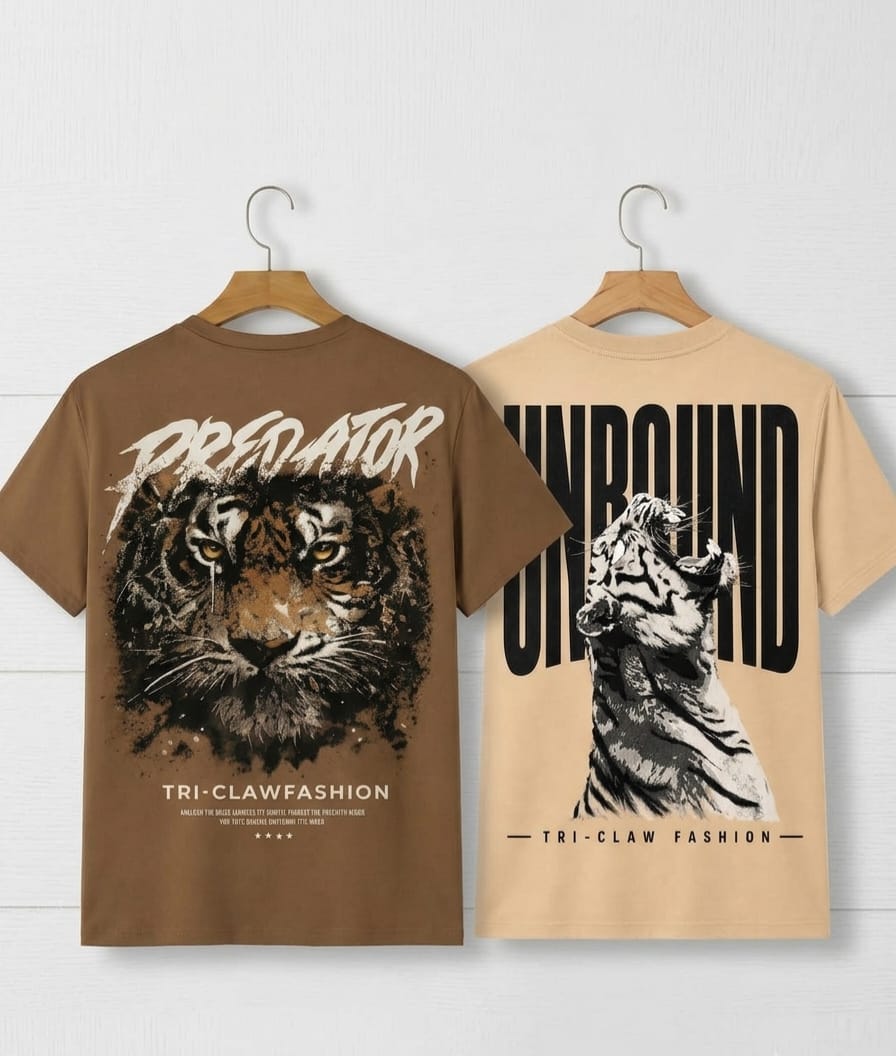 " Predator & Unbound " Ghaphic Oversize T-Shirt Combo Pack