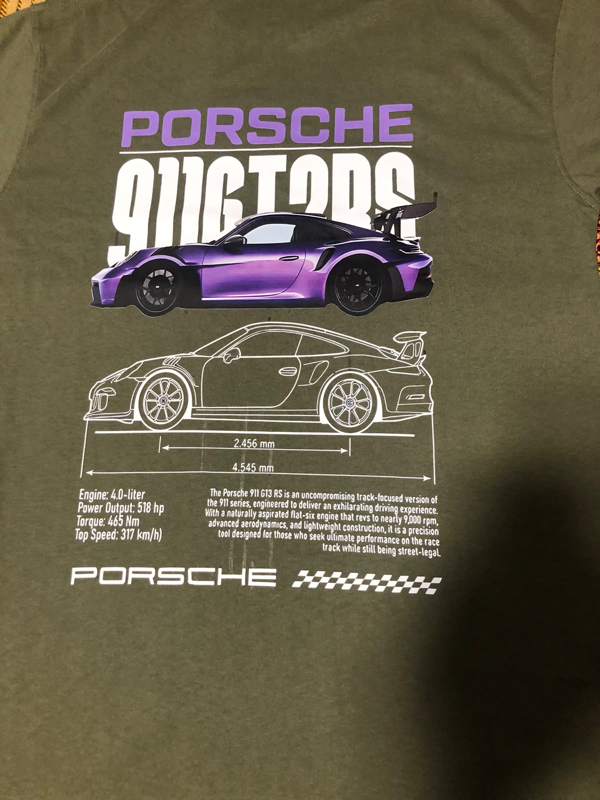" Glory, GT3 RS & Predator " Ghaphic Oversize T-Shirt Combo Pack - Image 7