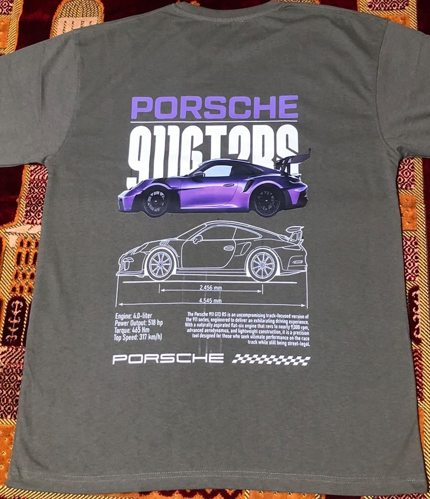 " Glory, GT3 RS & Predator " Ghaphic Oversize T-Shirt Combo Pack - Image 8