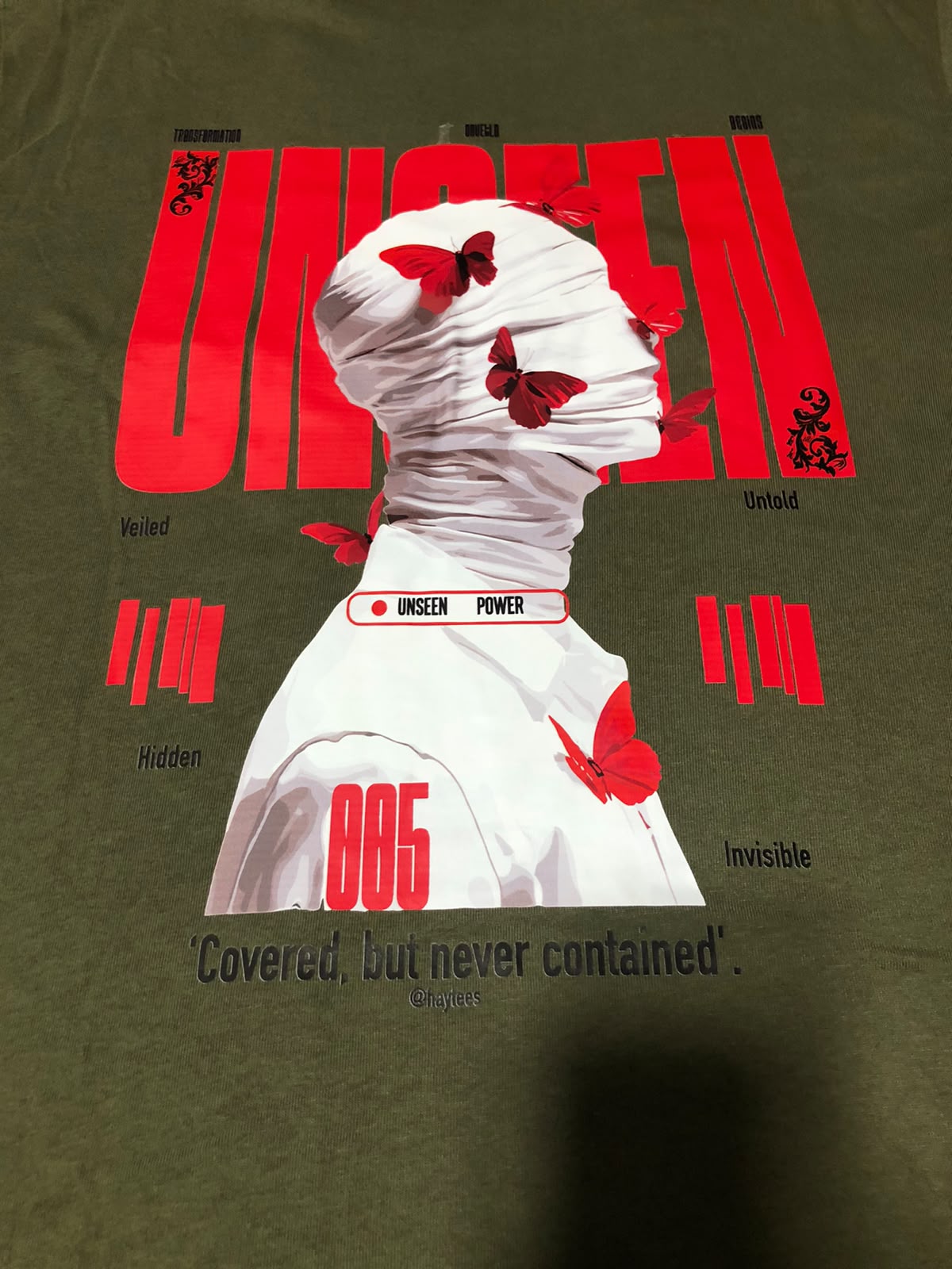 " Unseen & Glory " Ghaphic Oversize T-Shirt Combo Pack - Image 2